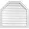 Ekena Millwork Octagonal Top Surface Mount PVC Gable Vent w/ 2"W x 2"P Brickmould Sill Frame, 32"W x 30"H GVPOT32X3003SF - alternate 1